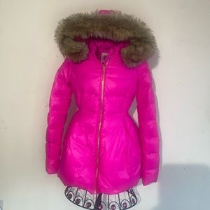 Juicy couture hot pink coat